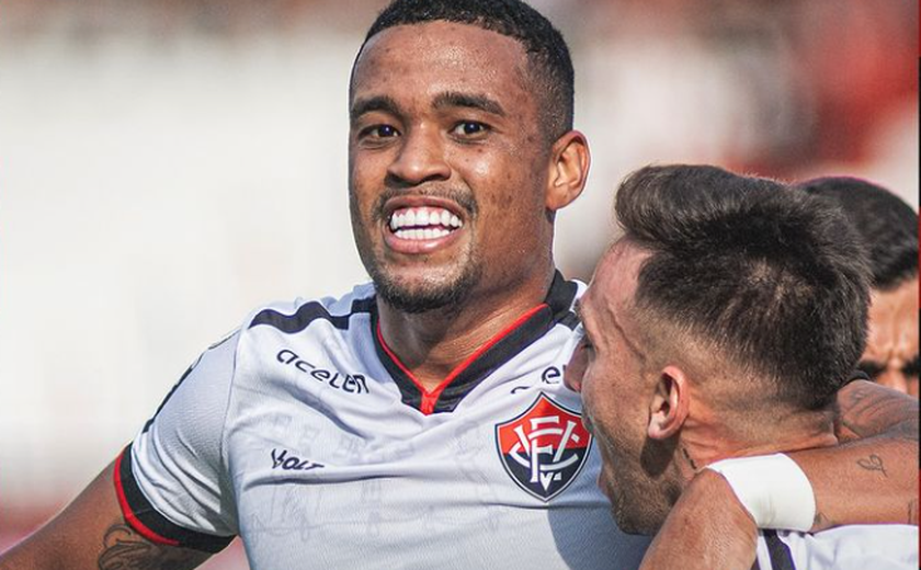 Vitória vence Atlético-GO, em Goiânia, mas segue na zona do rebaixamento do Brasileirão