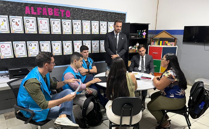 Semana Nacional Sede de Aprender: MPAL fiscaliza escolas em Capela e Marechal Deodoro