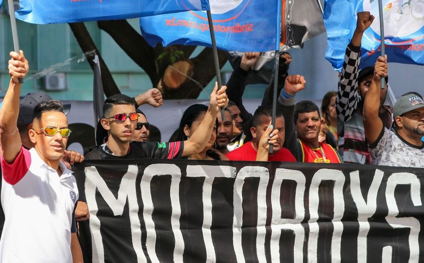 Motoboys pressionam por melhor acordo com empresas de aplicativo
