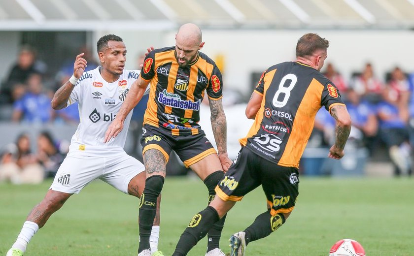 Santos busca liderança da Série B diante do Novorizontino