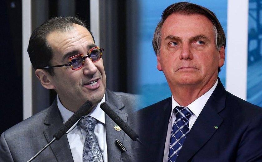 Em conversa com Kajuru, Bolsonaro diz que ‘sairia na porrada’ com Randolfe