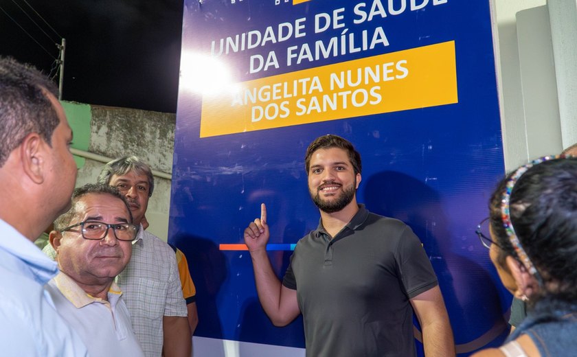 Prefeito Lucas Santos inaugura UBS no Povoado Lagoa Grande, em Traipu