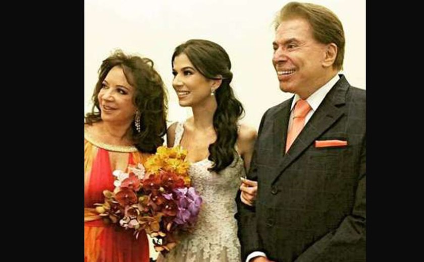 A caçula de Silvio Santos se casou em São Paulo