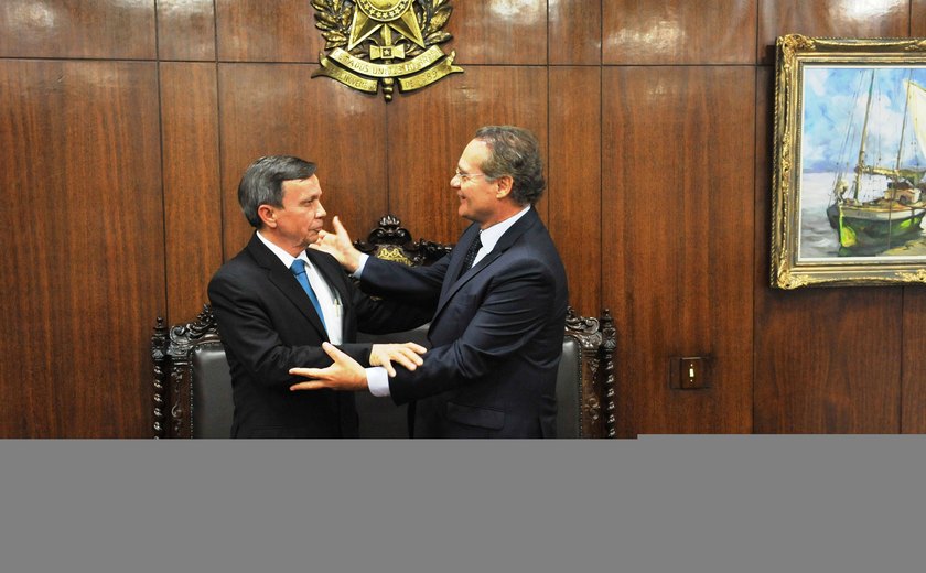 Presidente Luiz Dantas se reúne com Renan visando à reativação do Interlegis
