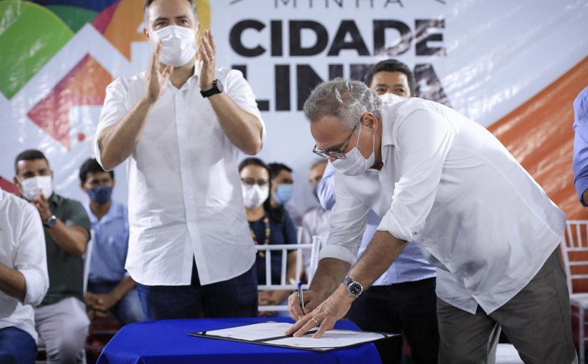 Governador Renan Filho autoriza obras de infraestrutura e anuncia mais investimentos para Água Branca