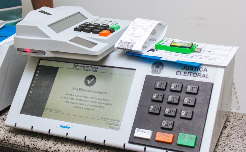 Após carga nas urnas eletrônicas, eleição suplementar em Porto Real do Colégio segue cronograma