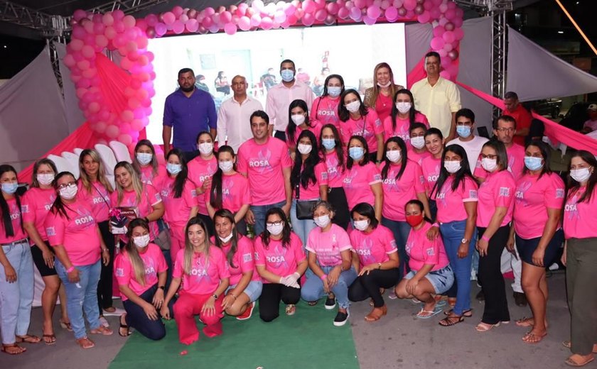 Prefeitura de Santana do Mundaú realiza evento de encerramento do Outubro Rosa e lança programa de fortalecimento da saúde da mulher