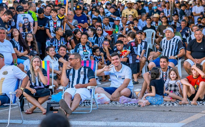 Sucesso no Bosque, telão transmitirá 1º jogo do ASA pelas quartas de final da Série D neste sábado (30)