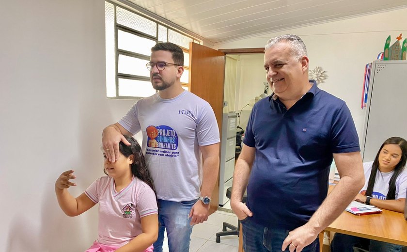 Com emenda de R$ 1,2 milhão, Alfredo Gaspar lança projeto que leva saúde visual e esperança a milhares de crianças em Maceió