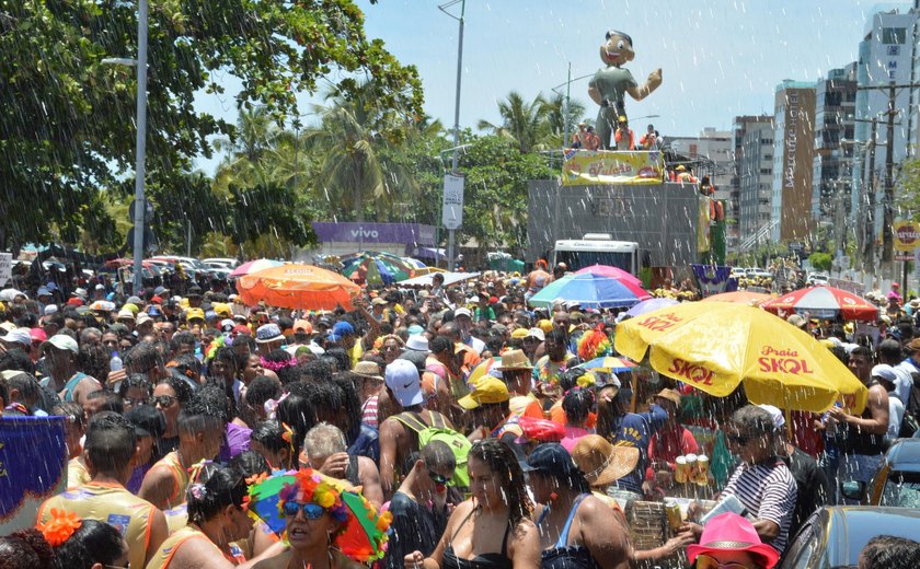 Bloco Vulcão 2024 desfila nas prévias carnavalescas no domingo