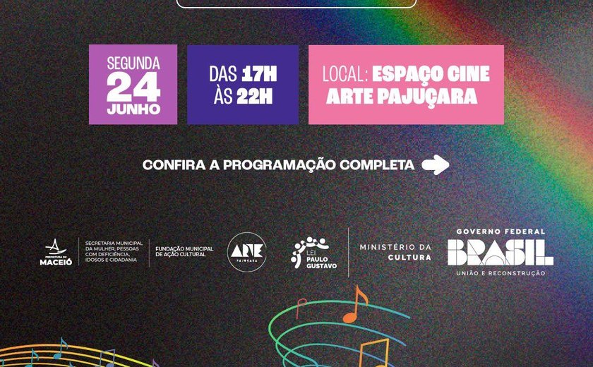 Prefeitura de Maceió celebra diversidade com o Festival de Arte e Cultura LGBT+