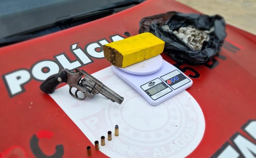 Policia Militar apreende armas e drogas durante ações no Clima Bom e Benedito Bentes