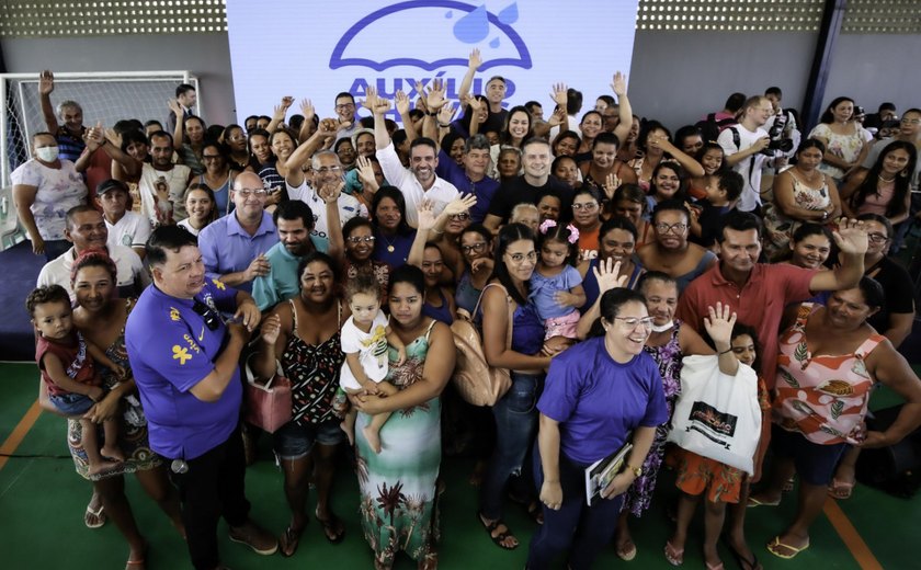 Auxílio-chuva começa a ser pago pelo Governo do Estado