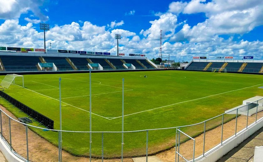 Tudo pronto: Municipal será palco de competição nacional na 1ª Fase da Copa do Brasil com ASA e Internacional