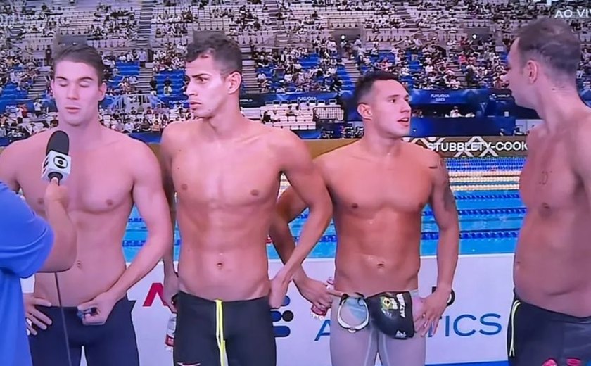 Brasil fica em 8º no 4x200m livre masculino no Mundial de Esportes Aquáticos