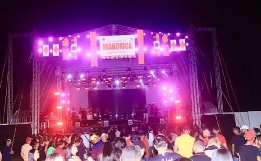 Festival da Mandioca movimenta Lagoa da Canoa com programação cultural e grandes shows no mês de junho