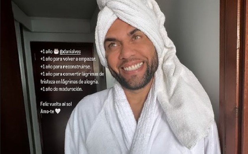 Joana Sanz faz post de aniversário para Daniel Alves: 'Mais um ano para recomeçar, se reconstruir'