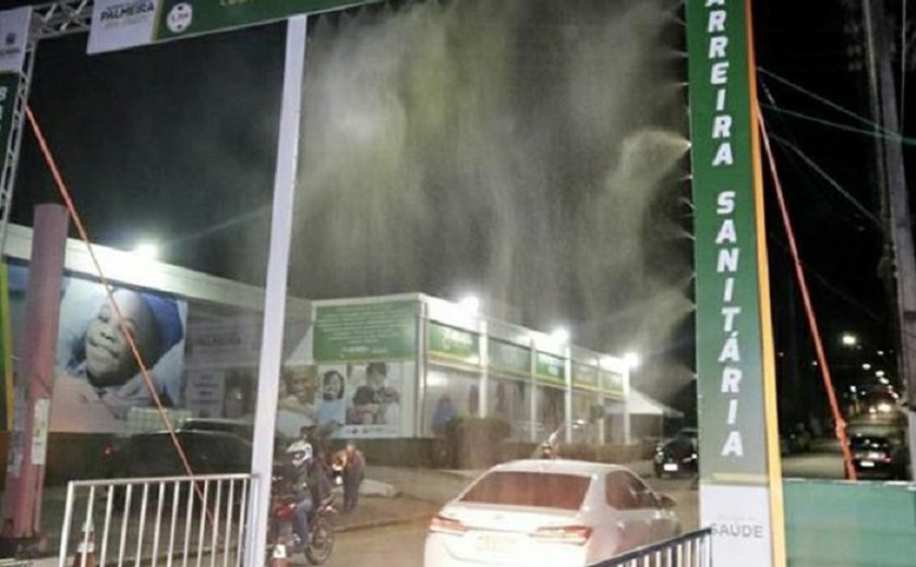 Palmeira: Barreira sanitária contra coronavírus inaugurada 5 meses após pandemia foi adquirida antes de licitação