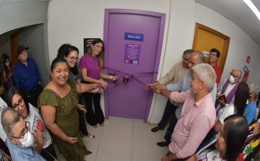 Governo de Alagoas inaugura sala lilás no CISP de Batalha
