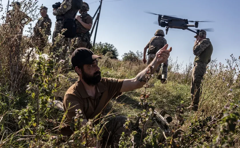Ministério da Defesa da Rússia afirma ter derrubado mais de 150 drones da Ucrânia em 15 regiões
