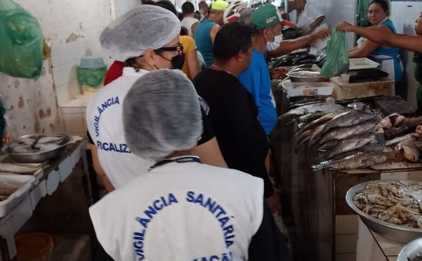 Vigilância Sanitária faz ação educativa sobre comercialização de pescados