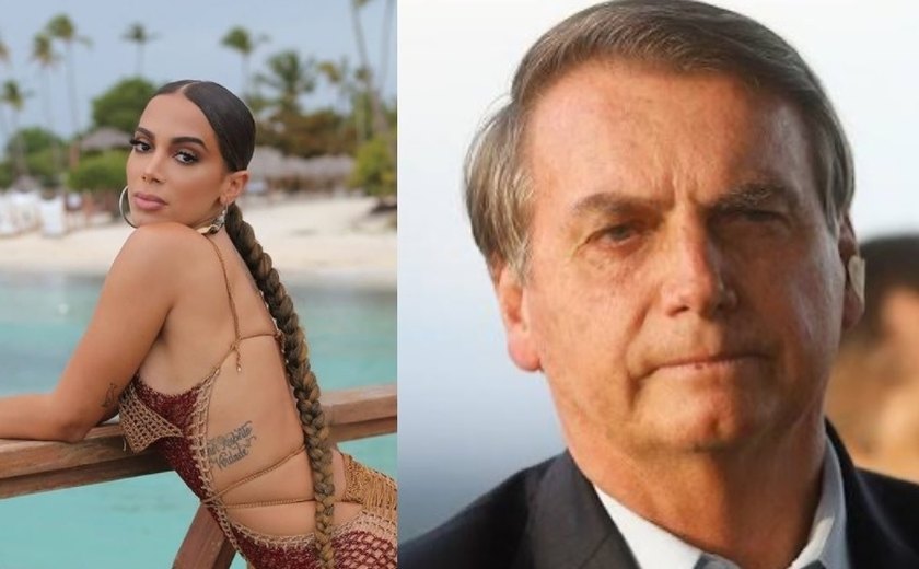 Anitta é alvo de Bolsonaro após publicação sobre DiCaprio e título de eleitor