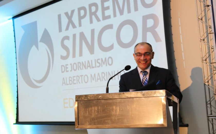 Cerimônia marca entrega do 9º Prêmio Sincor de Jornalismo