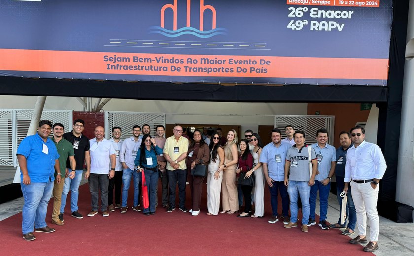 Técnicos da Secretaria de Transporte participam em Sergipe de evento sobre conservação rodoviária