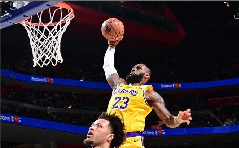 Lakers reagem na temporada e Pistons acumulam pior série negativa da história na NBA
