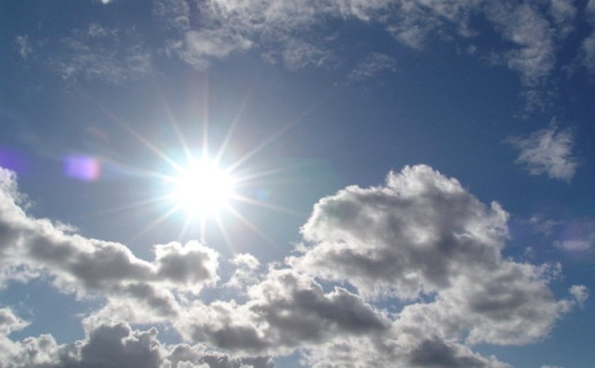 Previsão mostra predominância de sol no sábado e no domingo