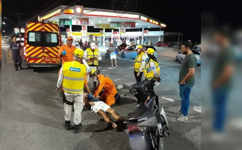 Argentino Fica Ferido em Acidente de Moto em Cruz das Almas