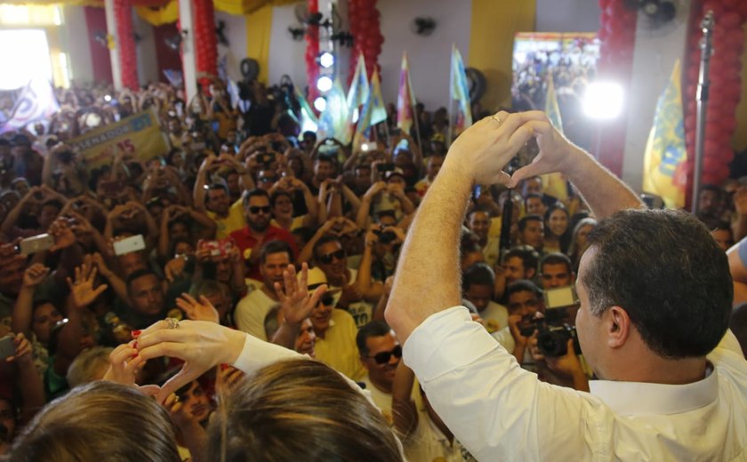 Campanha de Renan Filho à reeleição tem lançamento oficial na orla de Maceió
