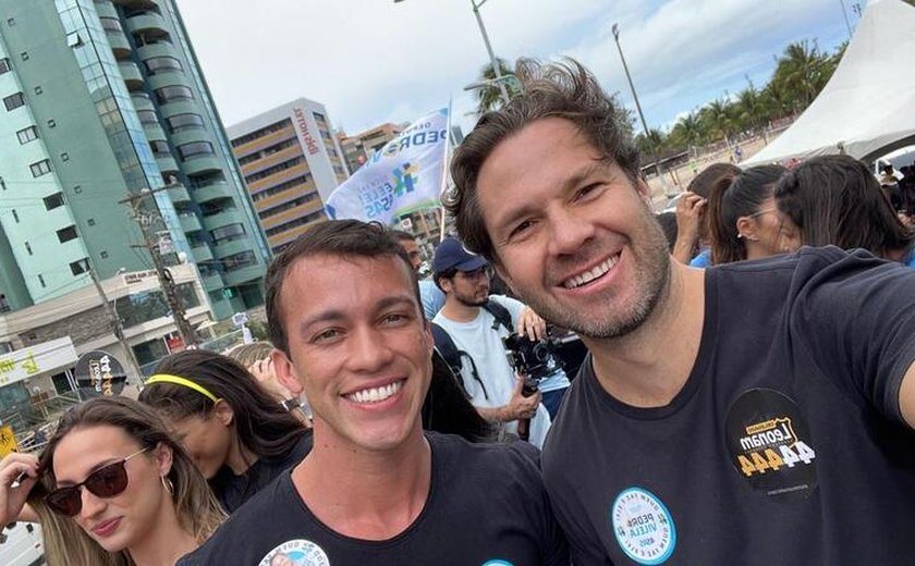 Pedro Vilela e delegado Leonam fazem ato em Maceió em defesa da causa animal e da ética na política