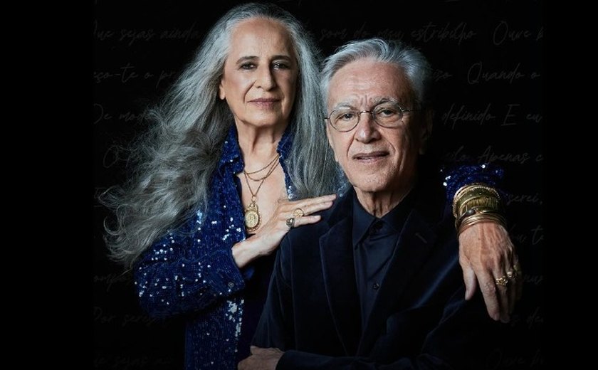Caetano Veloso e Maria Bethânia gravam 'Caldeirão com Mion'