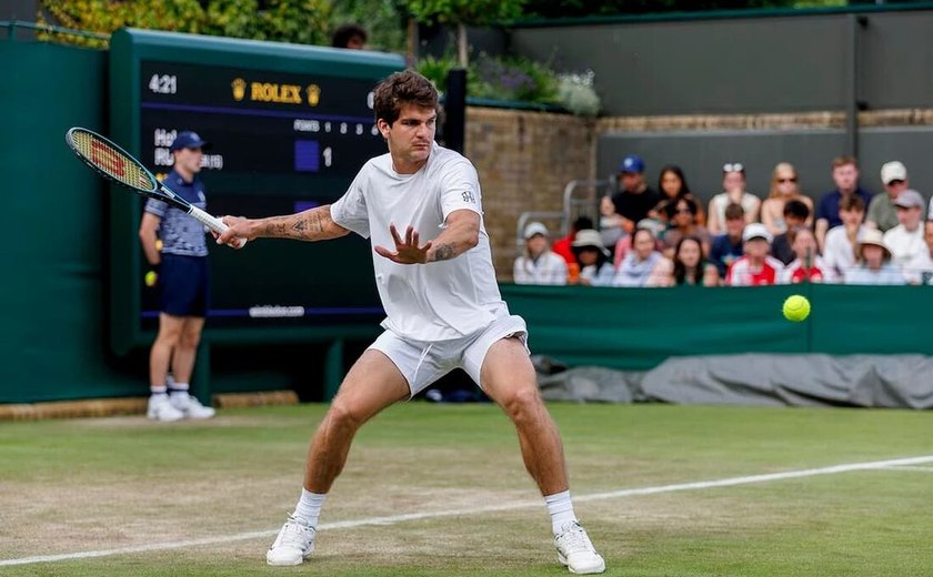 Thiago Wild não resiste e leva virada de Hune em Wimbledon; Djokovic avança para a 3ª rodada
