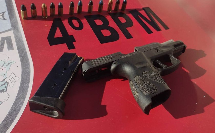 Polícia militar retira mais cinco armas de fogo das ruas e detém suspeitos em AL