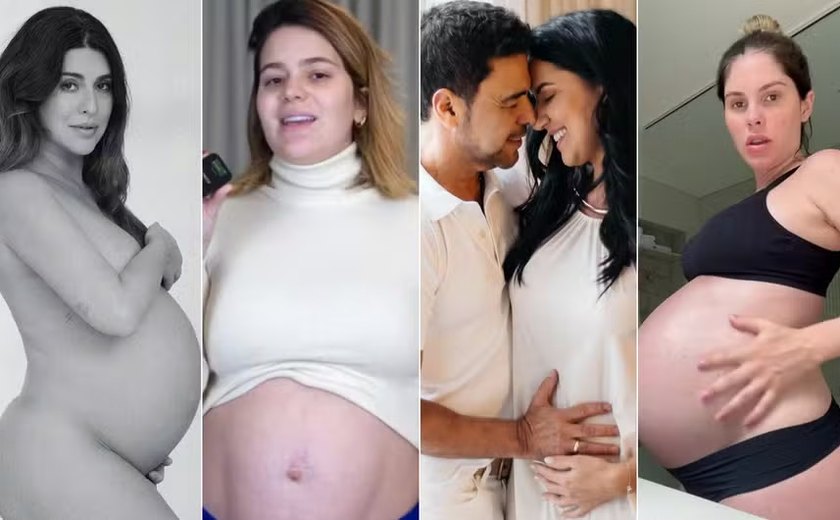 Graciele, Fê Paes Leme, Bárbara Evans… Como Viih Tube, outras famosas abriram o jogo sobre o corpo na gravidez