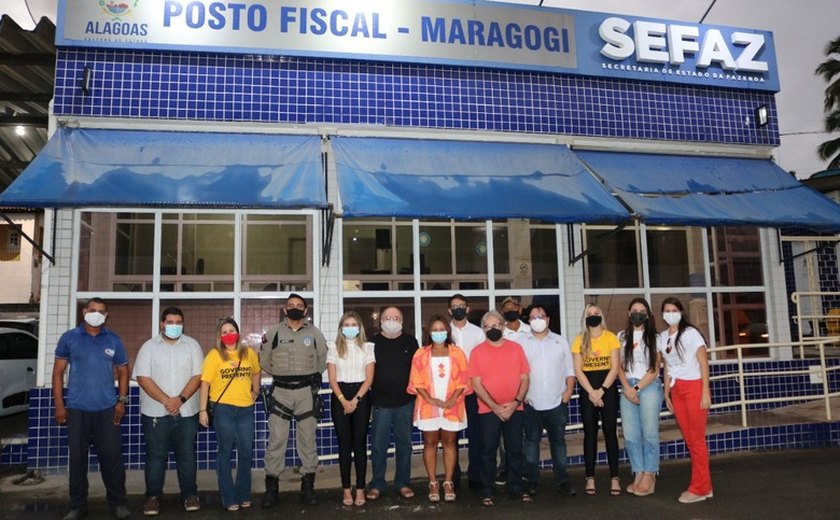 Equipe da Sefaz visita os postos fiscais de Maragogi e Novo Lino