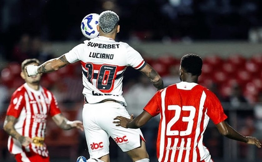 São Paulo conta com 'desencanto' de Luciano para virar sobre o Náutico pela Copa do Brasil