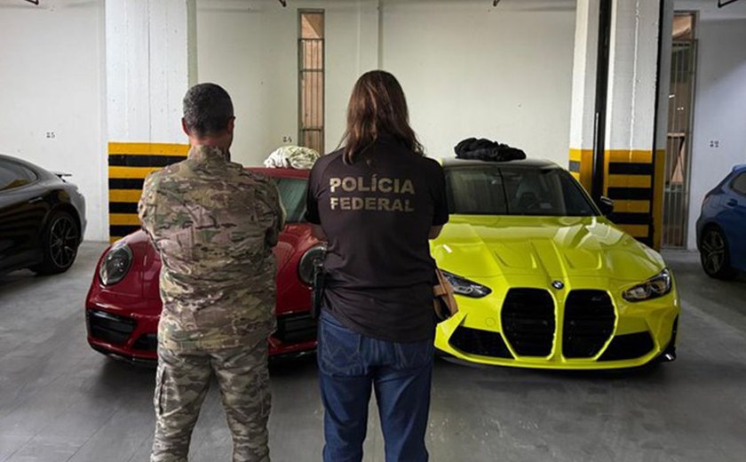 PF apreende veículos de luxo atribuídos ao Careca do INSS