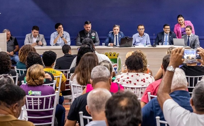 Em audiência com servidores na Câmara de Maceió sobre data-base município oferece 5,79% de reajuste