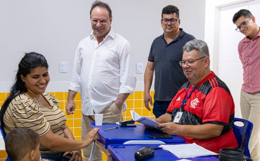 Creche no Residencial Nossa Senhora Aparecida tem recorde no primeiro dia de matrículas