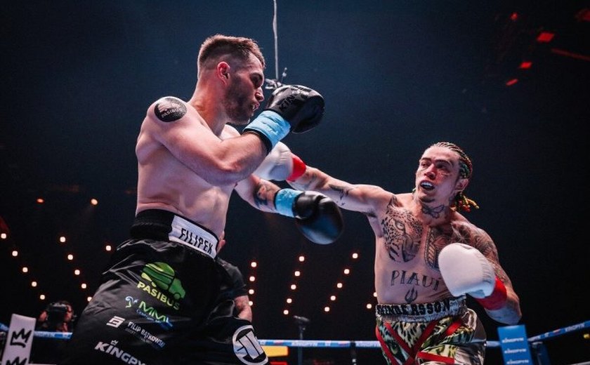 Whindersson Nunes vence luta contra polonês em campeonato de boxe