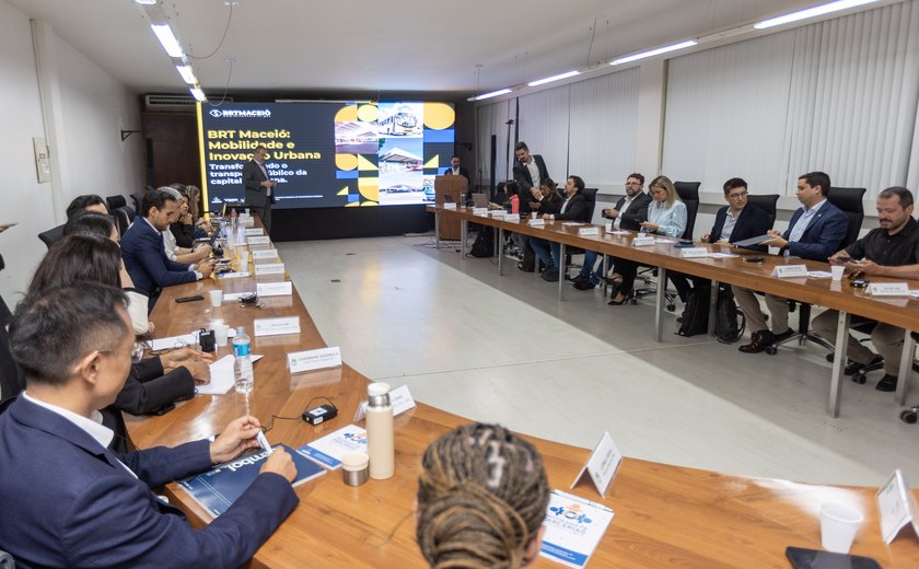 JHC recebe investidores para apresentar aspectos técnicos da implantação do BRT em Maceió