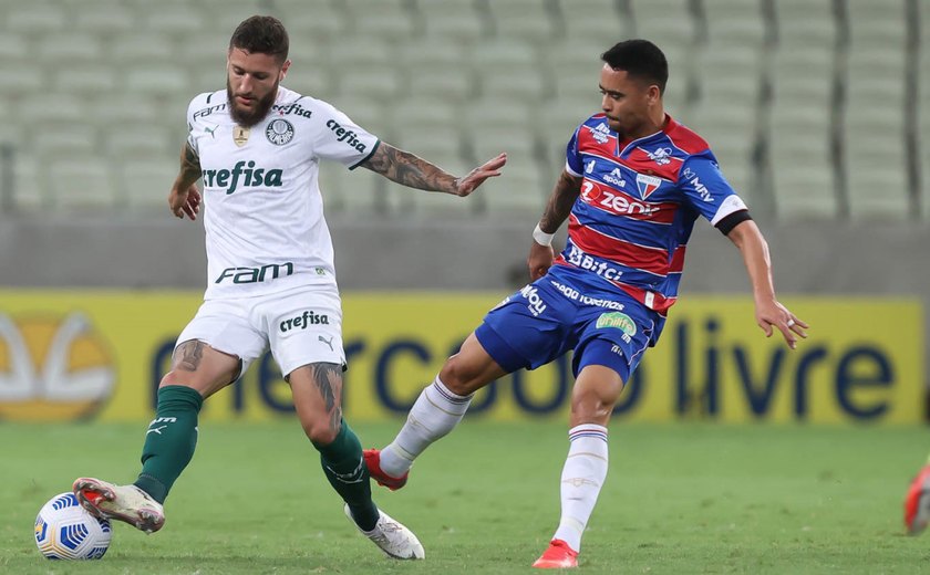 Palmeiras perde do Fortaleza em último ensaio dos titulares antes da Libertadores