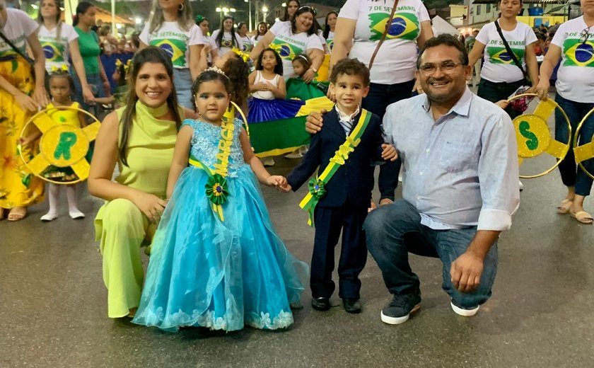 Prefeita Marcela Gomes festeja o 7 de setembro com entrega de novos serviços em Novo Lino