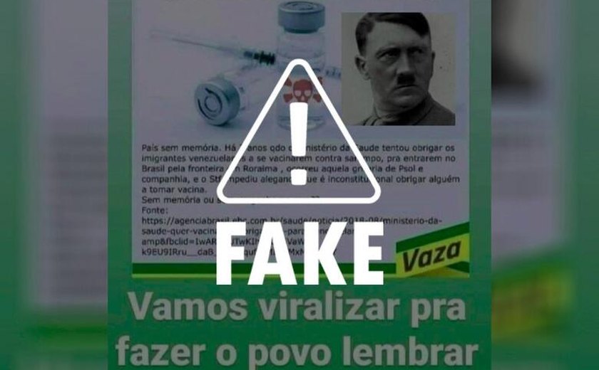 É falso que STF tenha desobrigado vacinação contra o sarampo