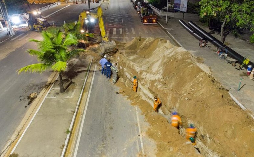 Prefeitura implanta mais de 2.500 metros de rede de esgotamento sanitário na Avenida da Paz
