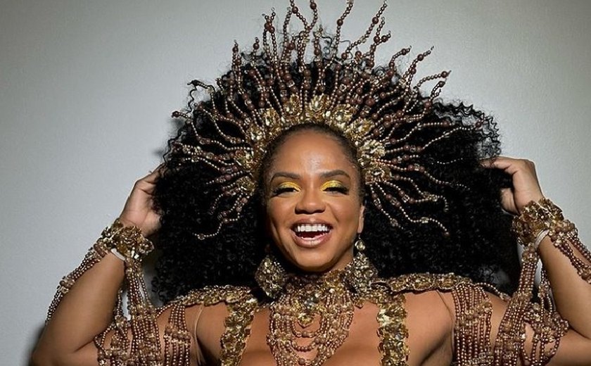 Rainha de bateria da Portela, Bianca Monteiro faz ritual antes de entrar na Avenida: 'Trabalho especial para me resguardar'