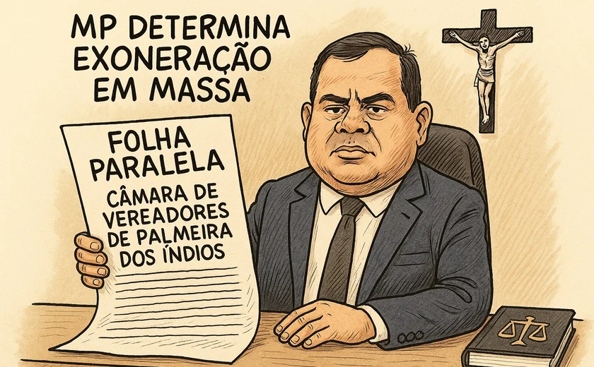 Folha paralela da Câmara de Vereadores de Palmeira dos Índios: MP firma TAC e dá prazo para exoneração em massa; veja a lista